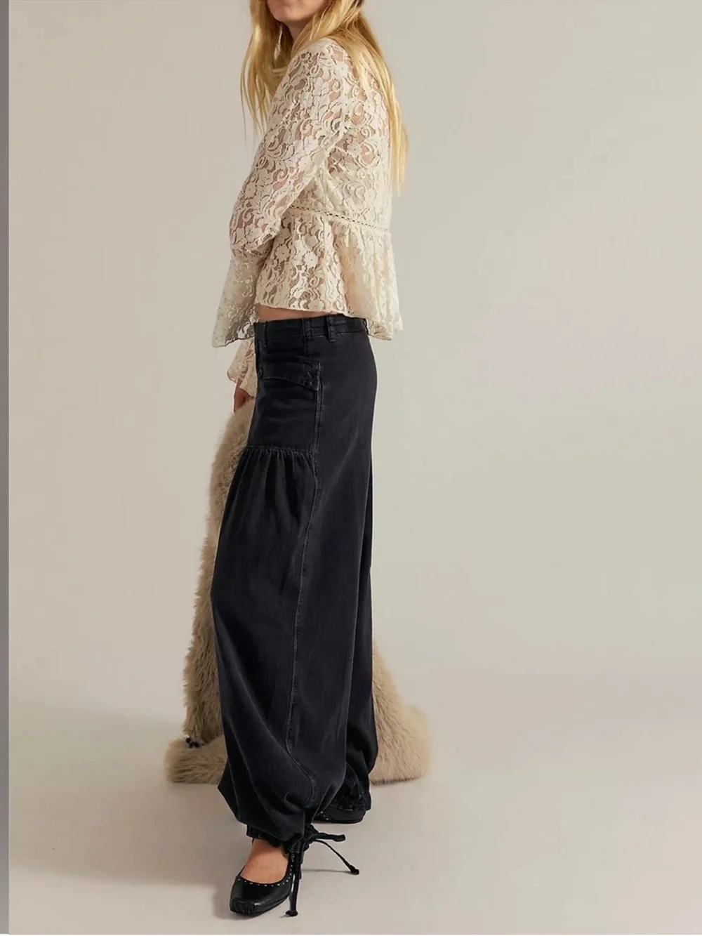 Free People Lotus Balloon Jeans